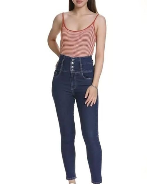 AKA CHIC Supper High Rise Womens Skinny Fit Jeans