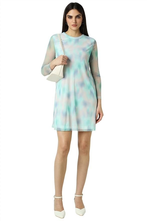 Van Heusen Women’s Polyester Modern Mid-Thigh Length Dress