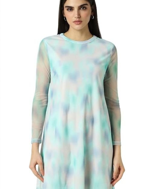 Van Heusen Women’s Polyester Modern Mid-Thigh Length Dress