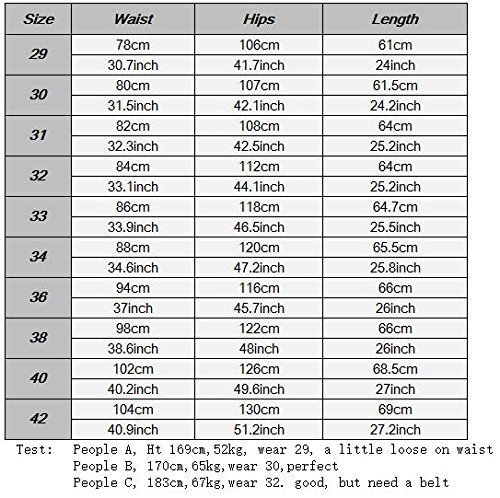 Idopy Men`s Cargo Denim Biker Jeans Shorts With Zippers