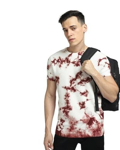 JACK & JONES Men’s Printed Regular Fit Crew Neck T-Shirt