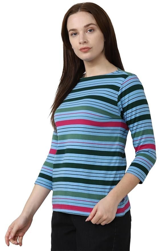 Van Heusen Women’s Cotton Regular Fit T-Shirt
