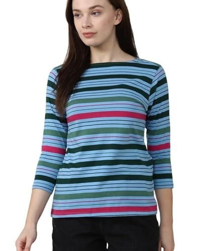 Van Heusen Women’s Cotton Regular Fit T-Shirt