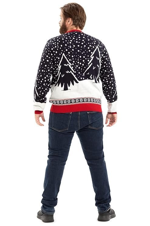 OFF THE RACK Unisex Women’s Men’s Christmas Jumper Funny Ugly Christmas Sweater Jumper for Christmas Knitted Jumper for Christmas Party Sweater