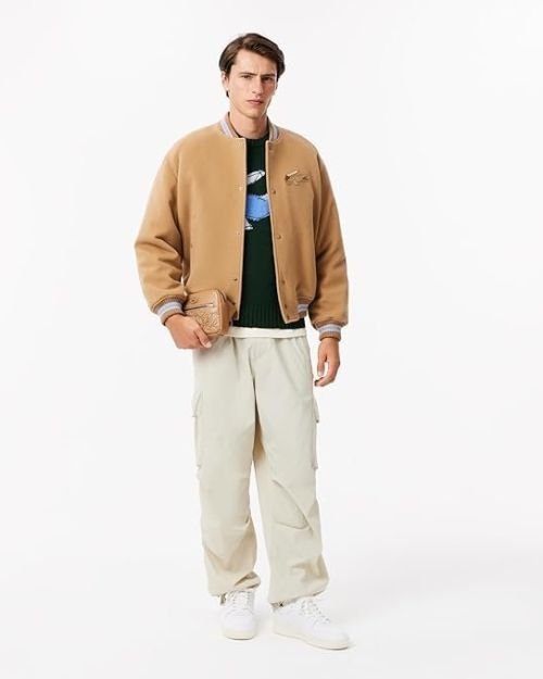 Lacoste Men’s Wool Modern Pullover Sweater