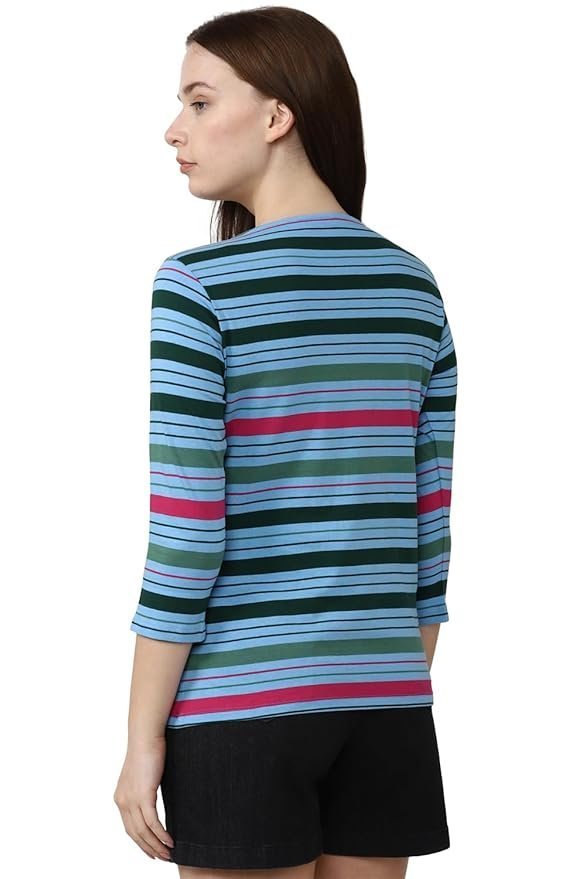 Van Heusen Women’s Cotton Regular Fit T-Shirt
