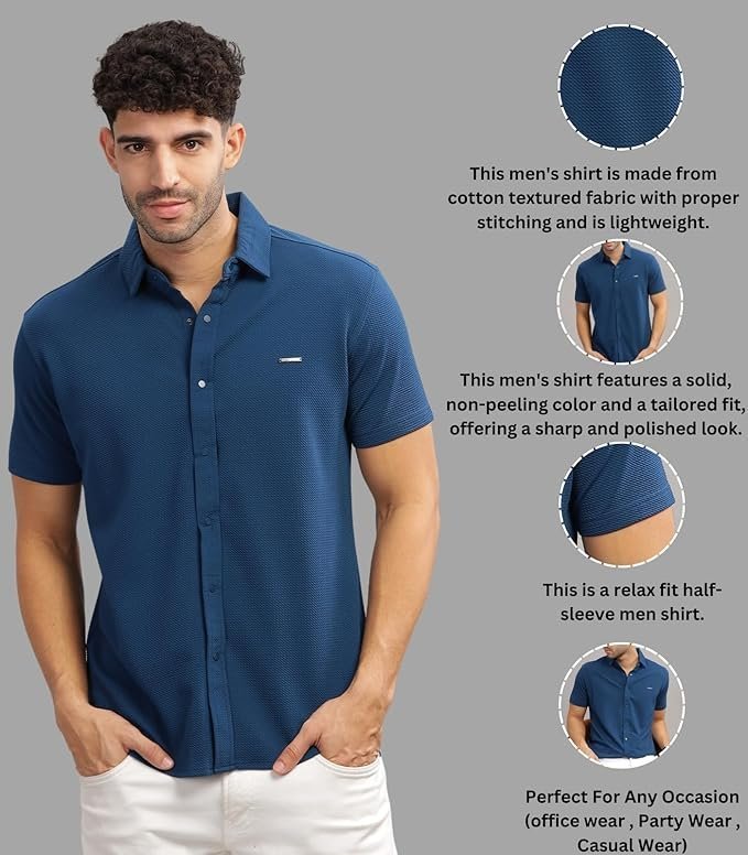 Parcel Yard Shirt for Men | Mens Casual Shirt | Men Stylish Shirt | Men Cotton Shirt | Men’s Regular Fit