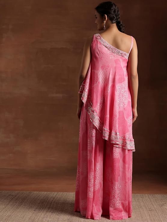 Libas Women’s Silk Blend Regular Co-Ords Set