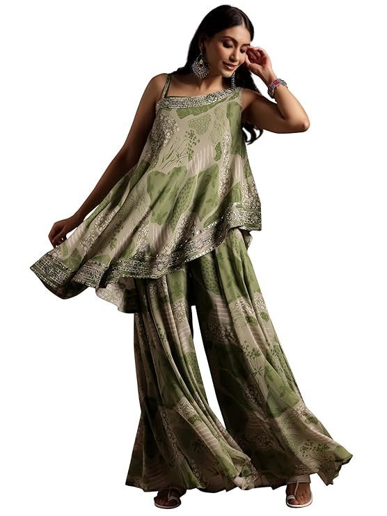 Libas Silk Blend Women’s Co-Ords Set