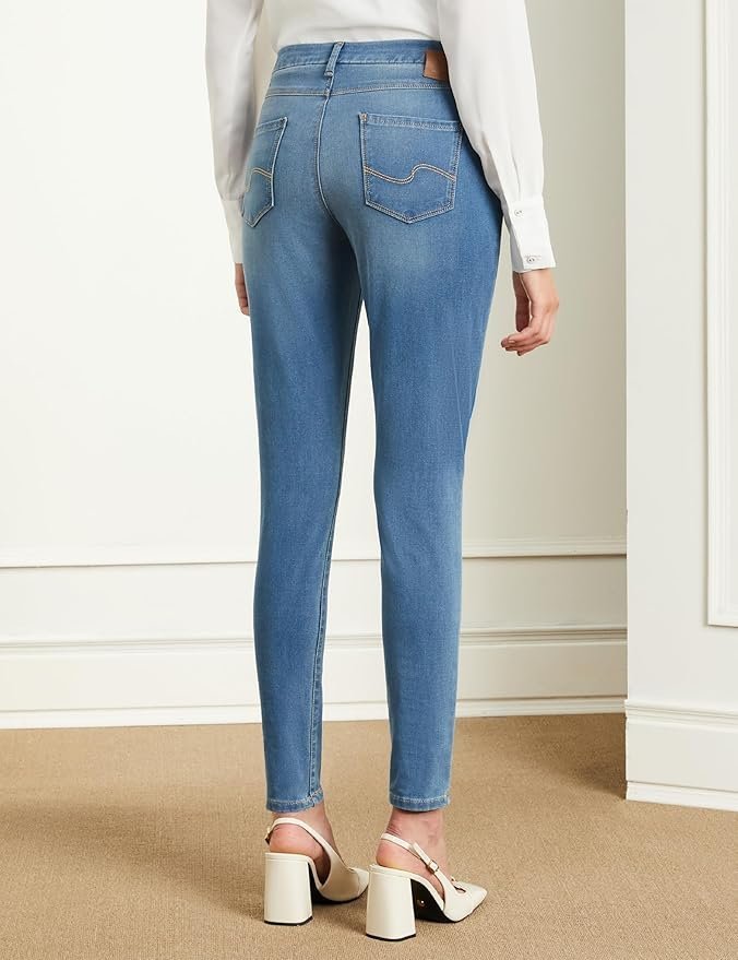 Women’s Skinny 4-Way Stretch Jeans (Mid Rise | Ankle Length | Desk-to-Dinner)