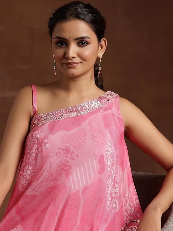 Libas Women’s Silk Blend Regular Co-Ords Set